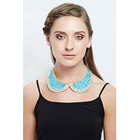 Beaded Chain Collar Necklace