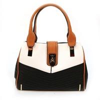 Bessie London Black structured handbag