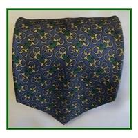 Beaufort - Green, Blue, Yellow Print - Tie