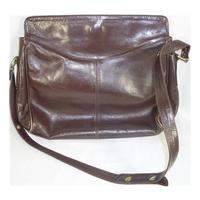 bespoke small brown leather handbag