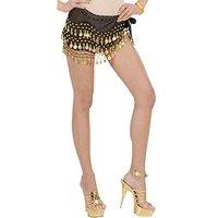 Belly Dancer Waist Sashes Black Accessory For Fancy Dress