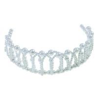 Bendable Pearl Crowns Accessory For Wonderland Fairytale Fancy Dress