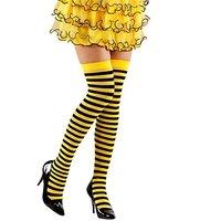 Bee Over Knee Socks - XL - 70 Den Accessory Extra Large For Lingerie Fancy Dress
