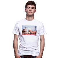 benidorm t shirt white 100 cotton