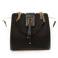 Bessie London Black Structured Handbag