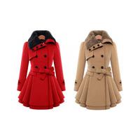 Beige Large Women\'s Winter Coat