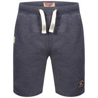 Berkeley Cove Sweat Shorts in Indigo Blue Marl - Tokyo Laundry
