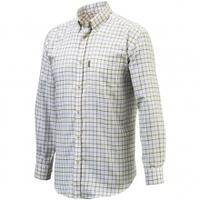 Beretta Classic Button Down Shirt, Purple Check, Medium