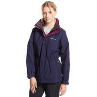 berghaus womens glissade iii interactive gore tex jacket blue blue