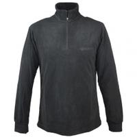 beretta light polar fleece half zip black small