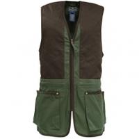 Beretta Trap Cotton Vest, Black Forest / Coffee Bean, Large
