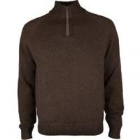 Beretta Technowindshield Half Zip Sweater, Brown, XXL