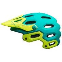 bell super 3 mtb helmet greenyellow m