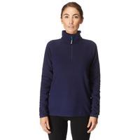 berghaus womens tempest micro half zip fleece navy navy