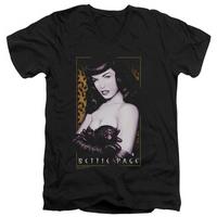 bettie page new cheetah v neck