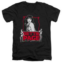 bettie page bettie scary hot v neck