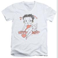 betty boop classic with pup v neck