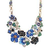 beautiful flowers and sweet pastoral style fashion necklacemore colors