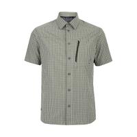 Berghaus Men\'s Lawrence Short Sleeve Shirt - Green/White Check - S