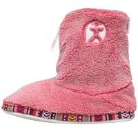 Bedroom Athletics Womens Ellie Sherpa Fleece Slipper Boots Hot Pink