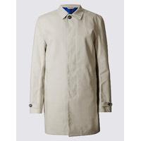 Best of British for M&S Collection Bluff Front Italian Cotton Mac