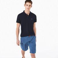 belted cargo shorts hurricane blue