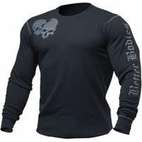 better bodies thermal flex long sleeve tee large asphalt