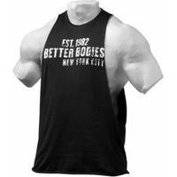 Better Bodies Graphic Logo Sleeveless Tee Large Black