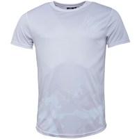 Beck And Hersey Mens Isaac Slub T-Shirt Light Grey Marl