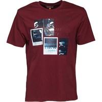 Ben Sherman Mens Short Sleeve Sessions T-Shirt Dark Red-540