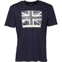 ben sherman mens short sleeve scooter flag t shirt navy 170