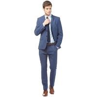 Ben Sherman Mens Micro & Small Check Suit Blue/Navy