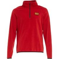 bear grylls mens core 12 zip microfleece bear red