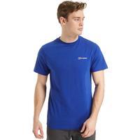 berghaus mens blocked t shirt blue blue