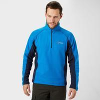 Berghaus Men\'s Hartsop Half Zip Fleece - Blue, Blue