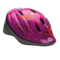bell bellino kids cycling helmet 2017 pink humming birds 52cm 57cm