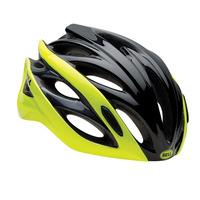 Bell Overdrive Road Bike Helmet - Black / Yellow / Small