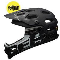 Bell Super 3R MIPS MTB Helmet - 2017 - Matt Black / White / Medium / 55cm / 59cm