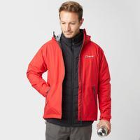 berghaus mens stormcloud jacket red red