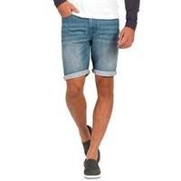 Bellfield Mens Denim Shorts Midwash