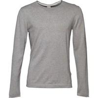 bench mens xenial crew neck jumper grey gy001x