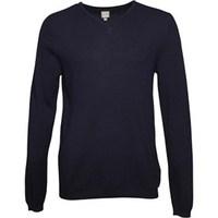 bench mens per vee neck jumper navy