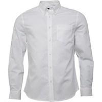 Ben Sherman Mens Long Sleeve Plain Oxford Shirt White