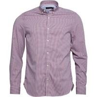 Ben Sherman Mens Shirt Red/Blue Check