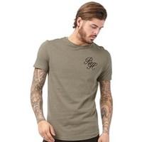 beck and hersey mens bury t shirt khaki