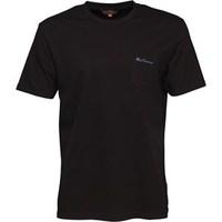 ben sherman mens plain pocket t shirt black