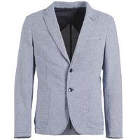 benetton chevotu mens jacket in blue