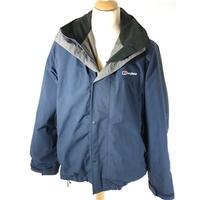 Berghaus [Size: XLarge, 46 chest] Navy Blue Outdoor/Trial Polyester Gore-Tex Jacket.