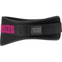 Better Bodies Women\'s Gym Belt Medium Black/Pink