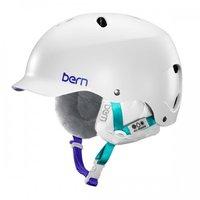 bern lenox snow helmet satin white